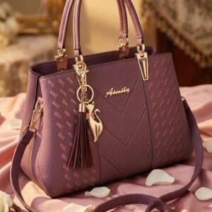 Royal Plum Elegance Tote Bag