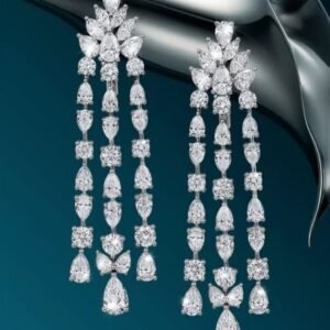 Diamond Cascade Luxury Earrings