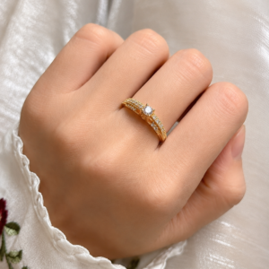 Golden Toned (AD) Ring