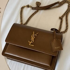 Brown Chain Shoulder Bag