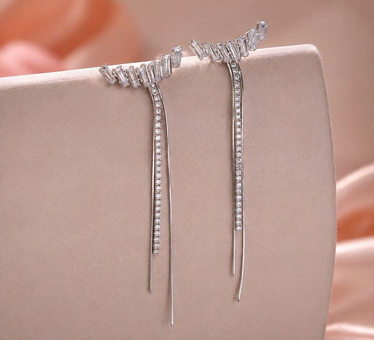 Crystal Cascade Earrings