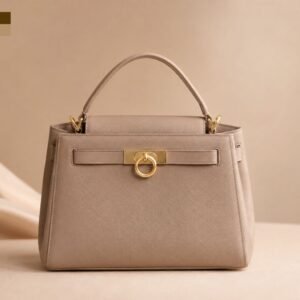 Structured Top-Handle Handbag