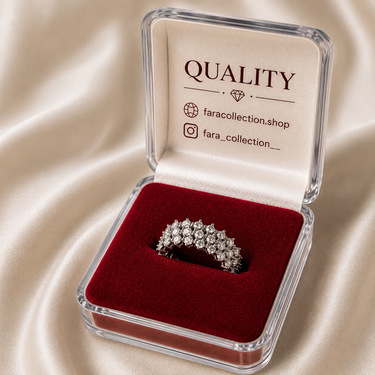 (AD) RING WHITE TONED 💍