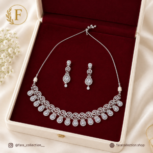 (AD) SILVER TONED SET